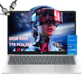 HP-14 inch Laptop-Windows 11-8 Core Intel i3-N305-32GB RAM -1TB PCIE SSD -Student Laptop School - Long Battery Life - Ultralight - Mini Computadoras Laptop en oferta 2024 - HDMI Cable