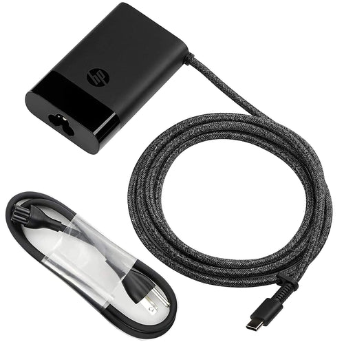 65W Type C USB C Laptop Charger Fit for HP EliteBook Folio G1 HP Elite x2 1012 G1 G2 1013 G3 HP ZBook x2 G4 HP X2 210 G2 HP Probook 640 G4 G5 HP EliteBook x360 735 Power Adapter Supply Cord