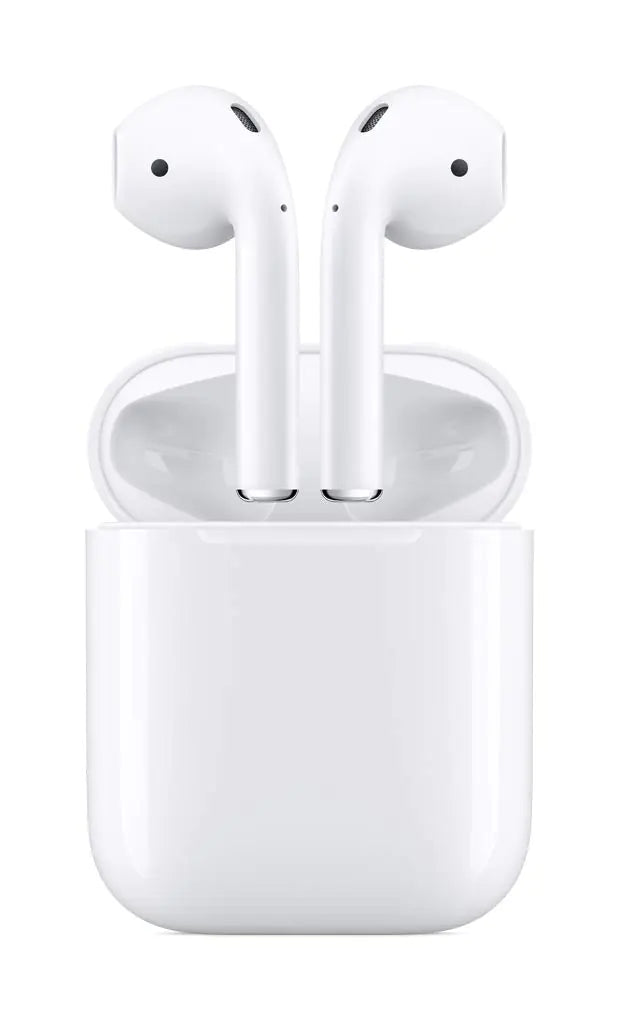Apple AirPods (2nd Generation) Wireless Ear Buds Bluetooth Headphones with Lightning Charging Case Included (MV7N2HN/A)