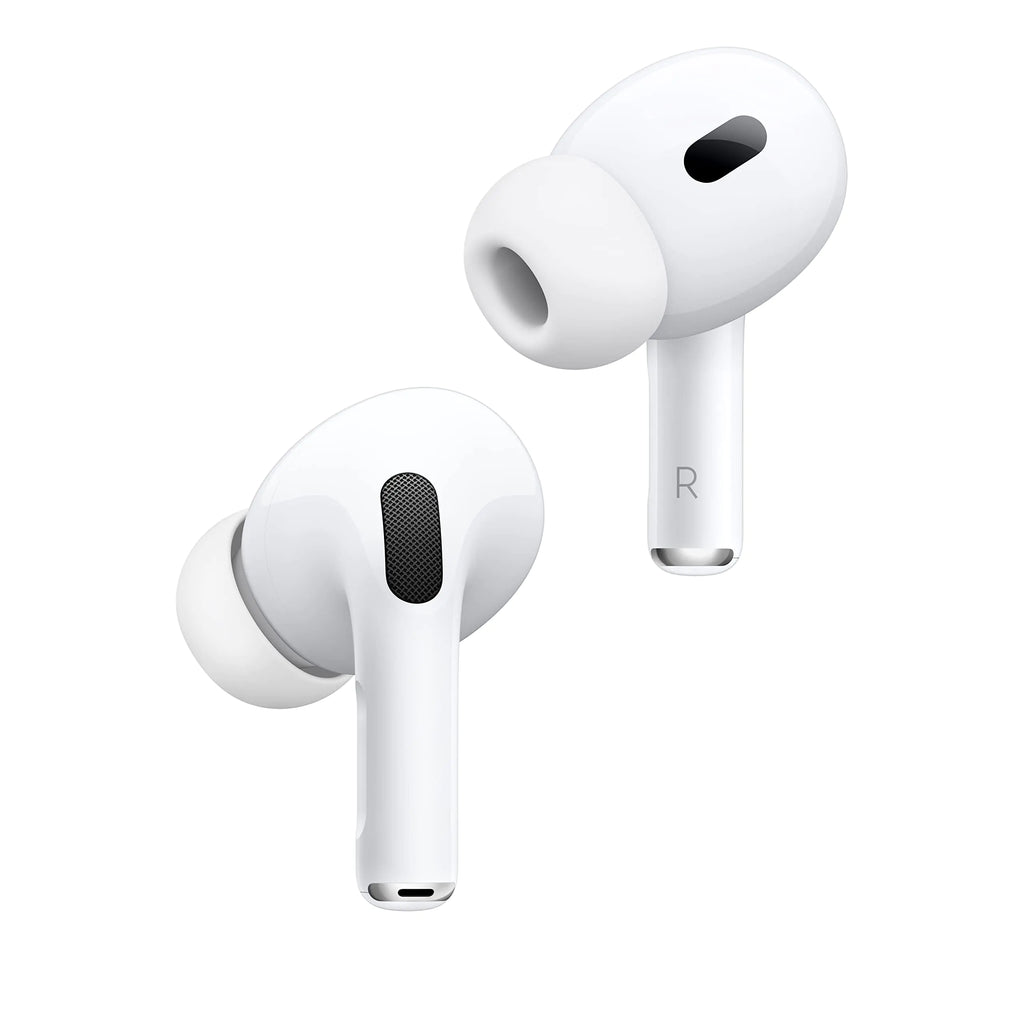 Apple AirPods Pro 2 Wireless Earbuds Active Noise Cancellation Hearing Aid Feature Bluetooth Headphones Transparency Personalized Spatial Audio High-Fidelity Sound H2 Chip USB-C Charging
