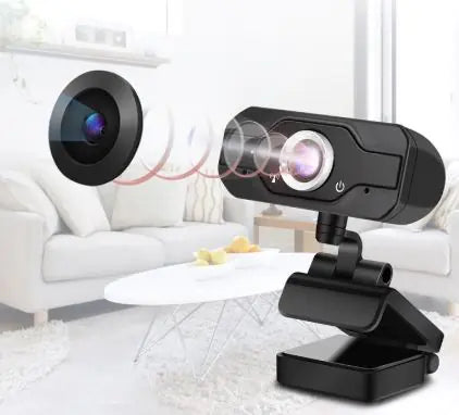 1080p HD Webcam with Built-in Microphone