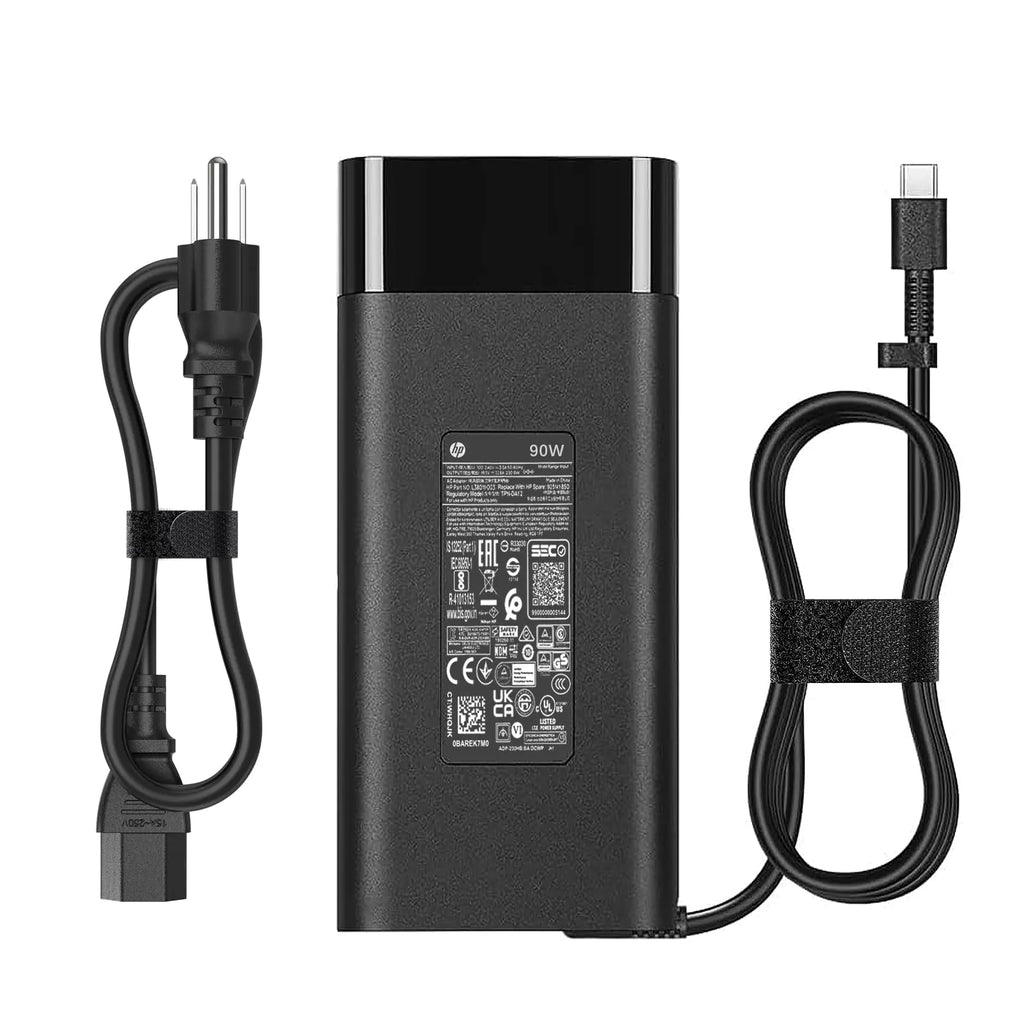 90W USB-C Laptop Charger for HP Envy x360 HP Spectre x360 HP EliteBook 1040 G4 ZBook x2 G4 HP TPN-LA26 2VY99EA 2PN61EA TPN-DA08-4.5A AC Adapter Charher